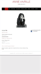 Mobile Screenshot of annie-vavrille.com